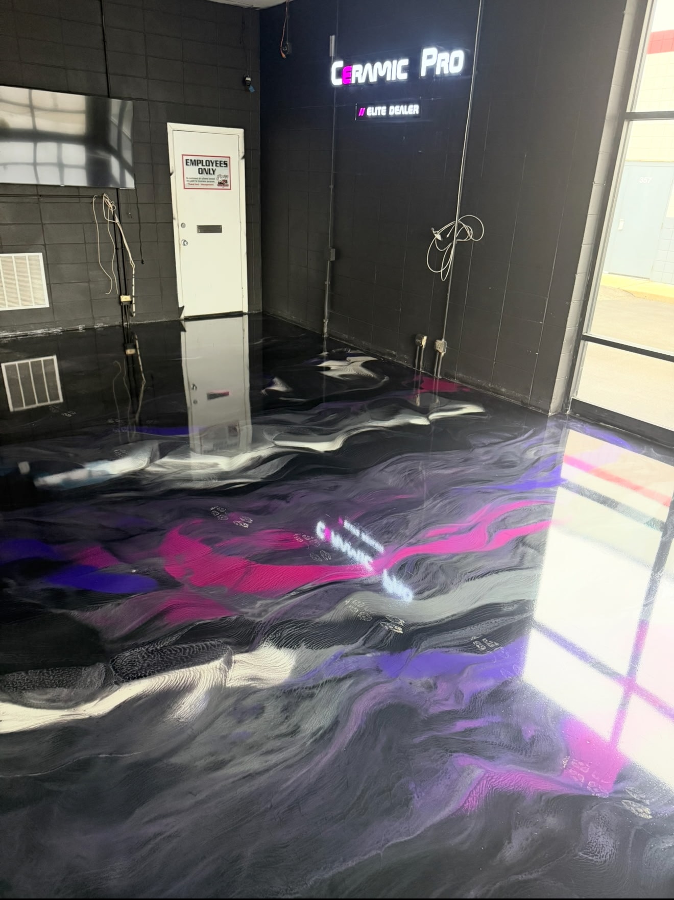 Epoxy flooring project 2 by Effortless Epoxy